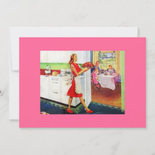 Hausfrau Einladung