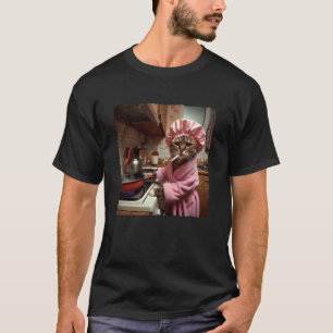 Hausfrau Katze Lustige Katze Meme Katzenliebhaber  T-Shirt