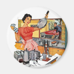 Hausfrau Magnet