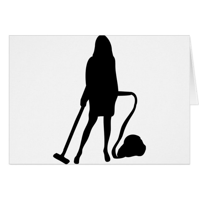 Hausfrau - Staubsauger - Reinigung (Vorderseite (Horizontal))