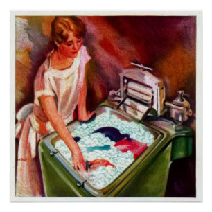 Hausfrauentraum-Magazinwerbung Poster