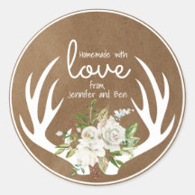 Hausgemacht mit Liebe Kraft Paper Boho Antler
