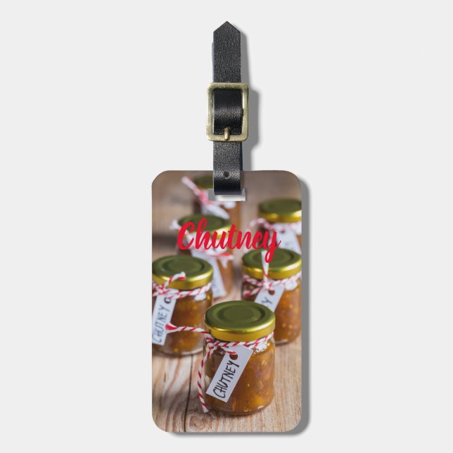 Hausgemachte Ananas-Ananas-Zwiebel-Küche Geschenk Gepäckanhänger (Vorderseite vertikal)