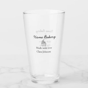 Hausgemachte Bäckerei fügen Sie Ihren Text Namen i Glas