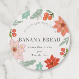 Hausgemachte Backgeschenke Blumencreme Urlaub Geschenkanhänger