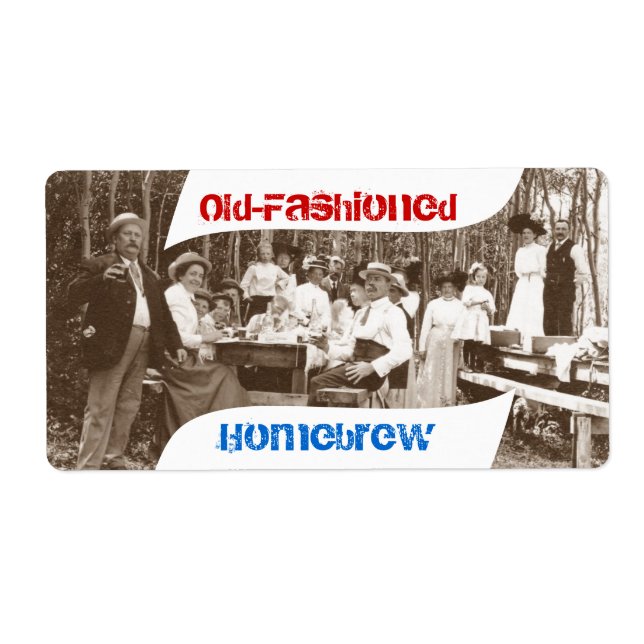 Hausgemachte Bierflasche - altmodische Brauerei (Vorne)