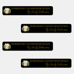 Hausgemachte Blumenzange Etiketten