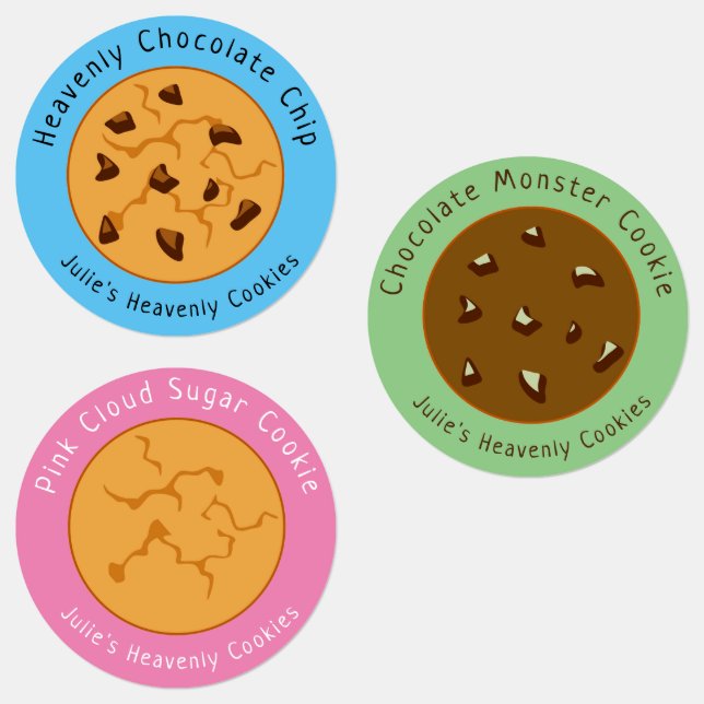 Hausgemachte Cookies | Kreative Verpackungskonzept Etiketten (Gruppe)