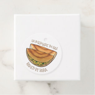 Hausgemachte Dosas indische Masala Dosa gebacken v Geschenkanhänger