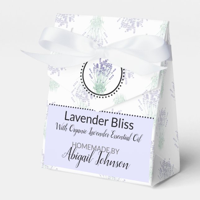 Hausgemachte Packung für Bath & Body Packung Laven Geschenkschachtel (Vorderseite)