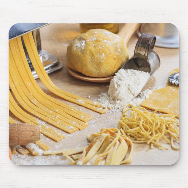Hausgemachte Pasta frisch Mousepad (Vorne)