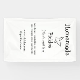 Hausgemachte Pflücke aus Liebe ergänzen Textseite Banner