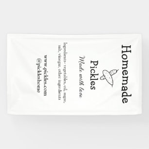 Hausgemachte Pflücke aus Liebe ergänzen Textseite Banner