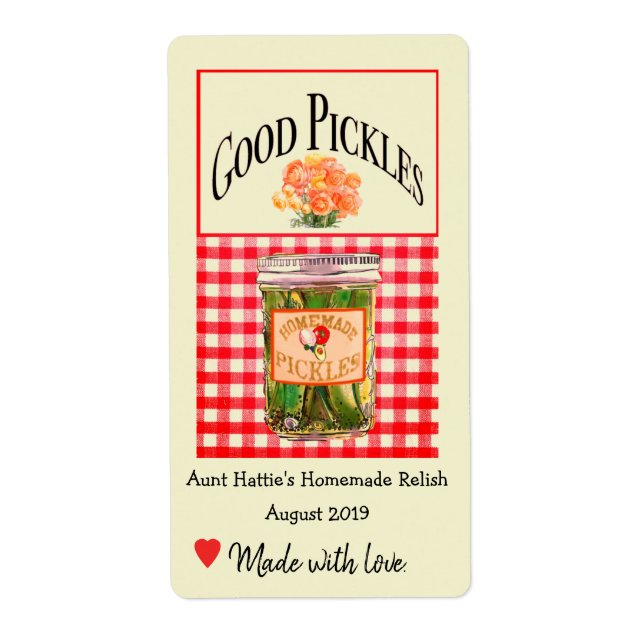 Hausgemachte Pickles im Jar-Zuhause-Canning (Vorne)