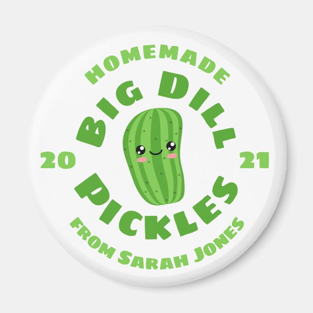 Hausgemachte Pickles Magnet (Vorne)