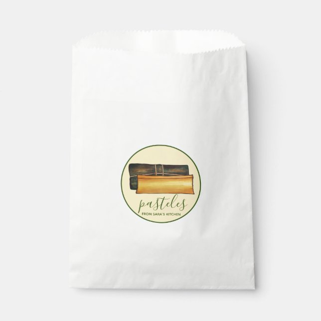 Hausgemachte Puerto Rico Pastellen aus der Küche v Geschenktütchen (Vorderseite)