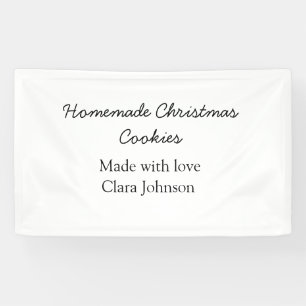 Hausgemachte Weihnachtskekse mit Liebe geben den N Banner