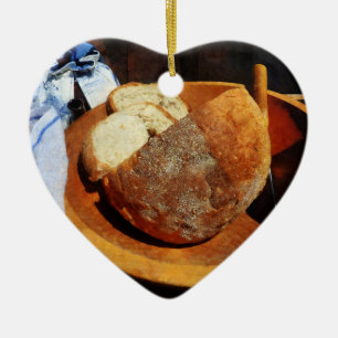 hausgemachtes Brot Keramik Ornament