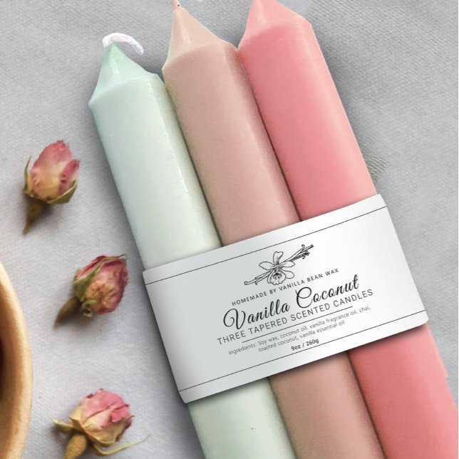 Hausgemachtes Vanille-Kokosnuss-Bauchband Einladungsbanderole (Von Creator hochgeladen)