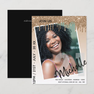 HAUSHALT 21. Geburtstag FOTO Driving Glitzer Einla