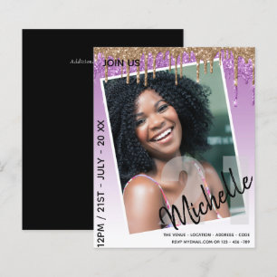 HAUSHALT 21. Geburtstag FOTO Driving Glitzer Einla