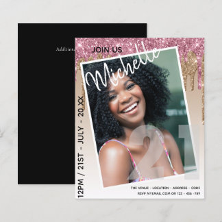 HAUSHALT 21. Geburtstag FOTO Driving Glitzer Einla