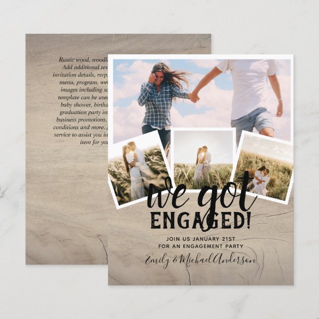 HAUSHALT Ankündigung der VERLOBUNG des modernen FO (Vorne/Hinten)