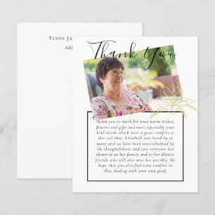 HAUSHALT Danke für das FOTO zur Beerdigung