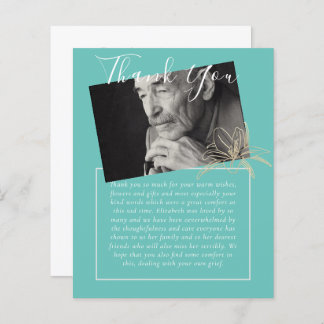 HAUSHALT Danke für das FOTO zur Beerdigung