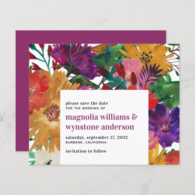 HAUSHALT Dunkelrosa fette Blumenzehen speichern da (Vorne/Hinten)