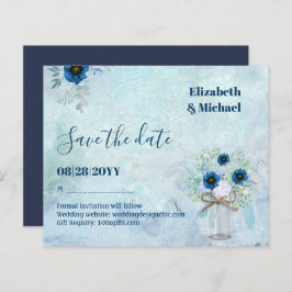 HAUSHALT Dusty Blue Rett Dates Rustikale Hochzeit