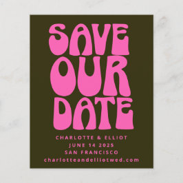 Haushalt Einzigartig Groovy 70er Rosa Grün Save th