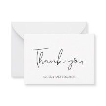 HAUSHALT Elegante Wedding Small Danke