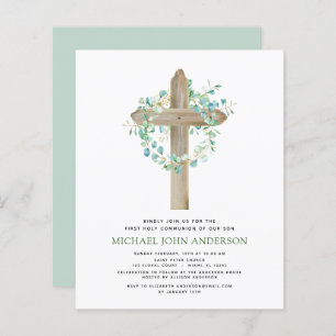 Haushalt Erste Heilige Kommunion Grüne Eukalyptus