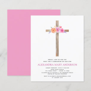 Haushalt Erste Heilige Kommunion Pastel Floral Pin
