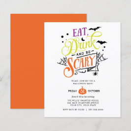 HAUSHALT Essen Drink und Beängstigend Halloween Ba