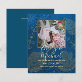 HAUSHALT FOTO Hochzeit SPAREN DIE DATEN Boho Abstr