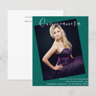 HAUSHALT - FOTO von Quinceanera Einladung zur Ankü