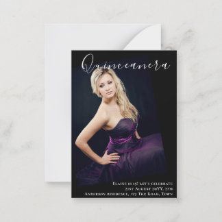 HAUSHALT - FOTO von Quinceanera Einladung zur Ankü