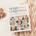 Haushalt | Fröhliche Momente | Modernes Weihnachts<br><div class="desc">Teilen Sie die Freude dieser Feriensaison mit unserer Weihnachtskarte "Merry Moments" Weihnachten Foto. Dieses elegante und moderne Design besticht durch stilvolle Serifentypografie mit künstlerischen Bändern und Schnörkeln. Ihr Familienname ist rechts ausgerichtet und wird in Rot-Handschrift-Schrift-Kalligraphie geschrieben, um einen kühnen und personalisierten Urlaubssegment zu ermöglichen. Ein spezieller Meldungsbereich unten erlaubt es...</div>