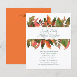 HAUSHALT Herbstliche Herbstlaub Hochzeitsreisen