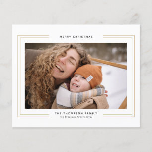 HAUSHALT Minimalistisches Gold-Square-Grenz-FotoCo