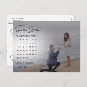 Haushalt Modernes Minimalistisches Save the Date F Postkarte