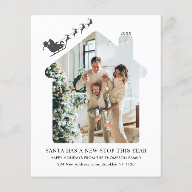 HAUSHALT Neues Zuhause Foto Schwarzer Weihnachtsfe (Vorderseite)