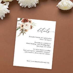 Haushalt Rustikal neutraler Boho Floral Flyer