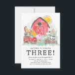 Haushalt Rustikale Barnyard Tiere Kids Farm Geburt Mitteilungskarte<br><div class="desc">Niedliche Wasserfarbe Rustikale Barnyard Tiere Kinder Farm Geburtstag Einladung</div>
