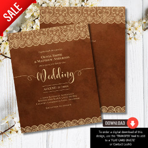 HAUSHALT Rustikale Hochzeitsfeier mit Gold-Spitzen