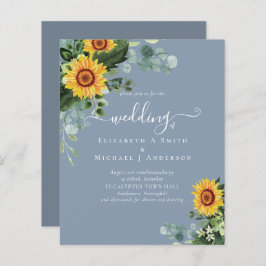 HAUSHALT Rustikale Sonnenblumen Eukalyptus-Blätter