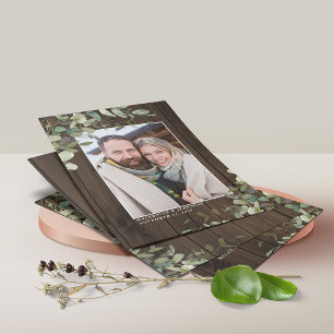 HAUSHALT Rustikales Eukalyptus-Foto aus Holz Save  Flyer