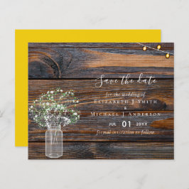 HAUSHALT Rustikales Holz Gypsophila Speichern Sie